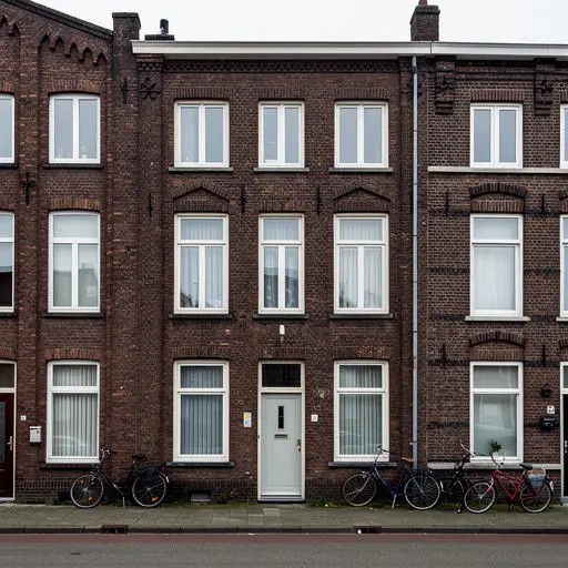 foto van ouderwetse huizen