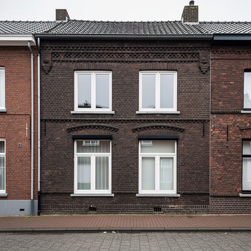 foto van ouderwetse huizen