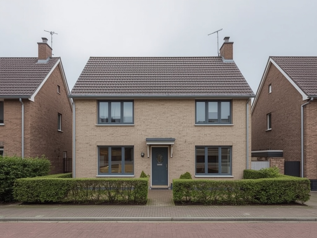 Vrijstaande woning Drunen met antraciet grijze kunststof kozijnen