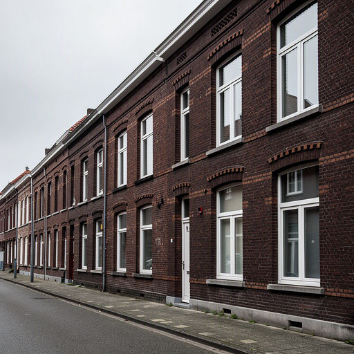 foto van ouderwetse huizen