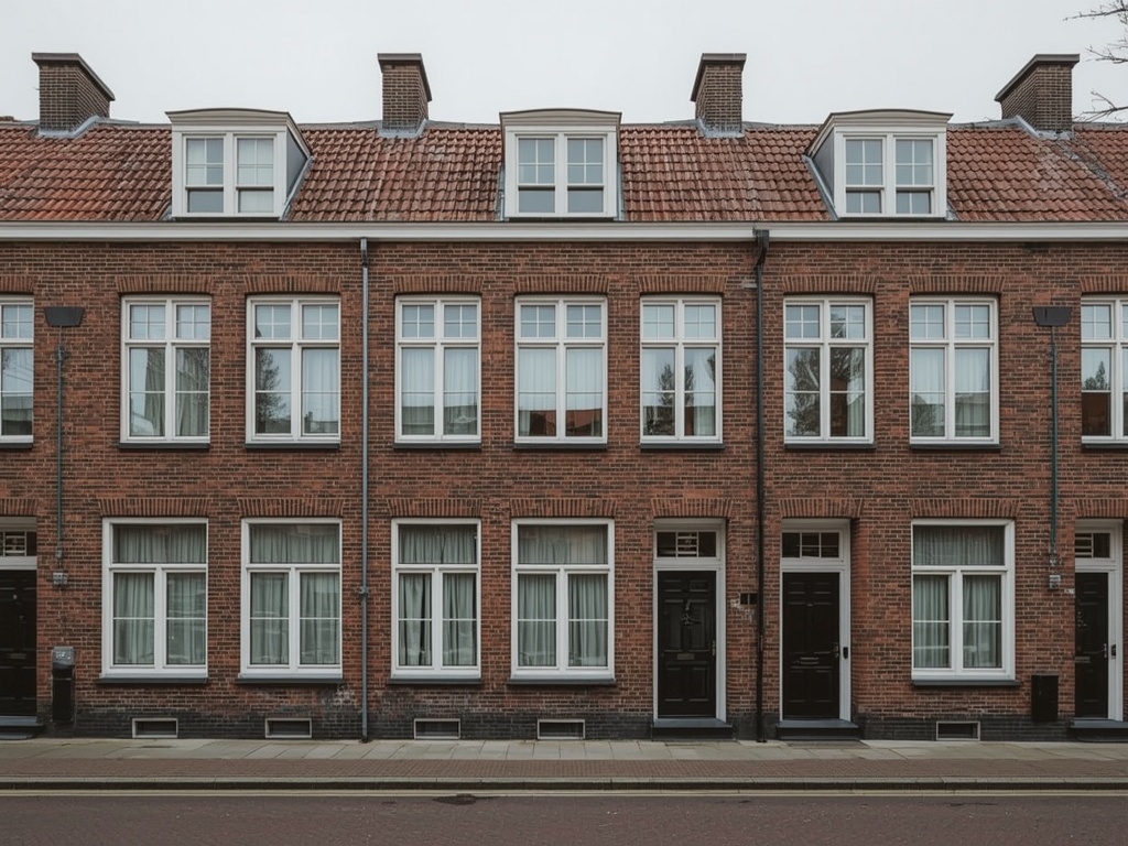 foto van ouderwetse huizen